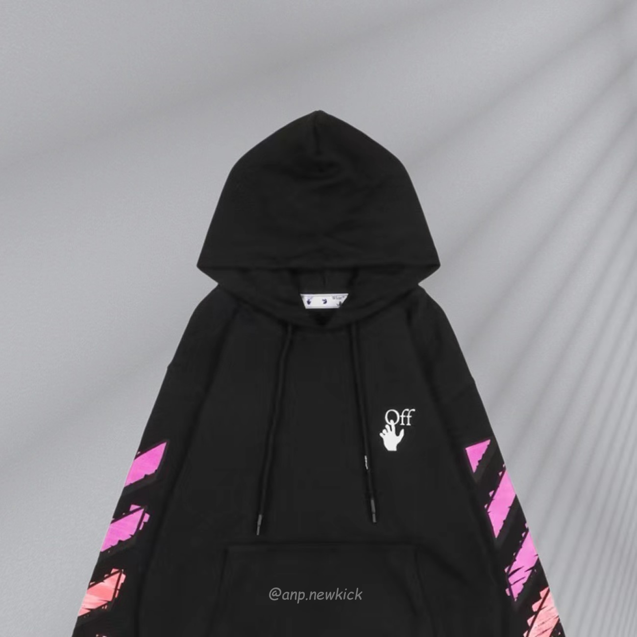 Off White Marker Hoodie Black Fuchsia Red Beige (30) - www.newkick.vip